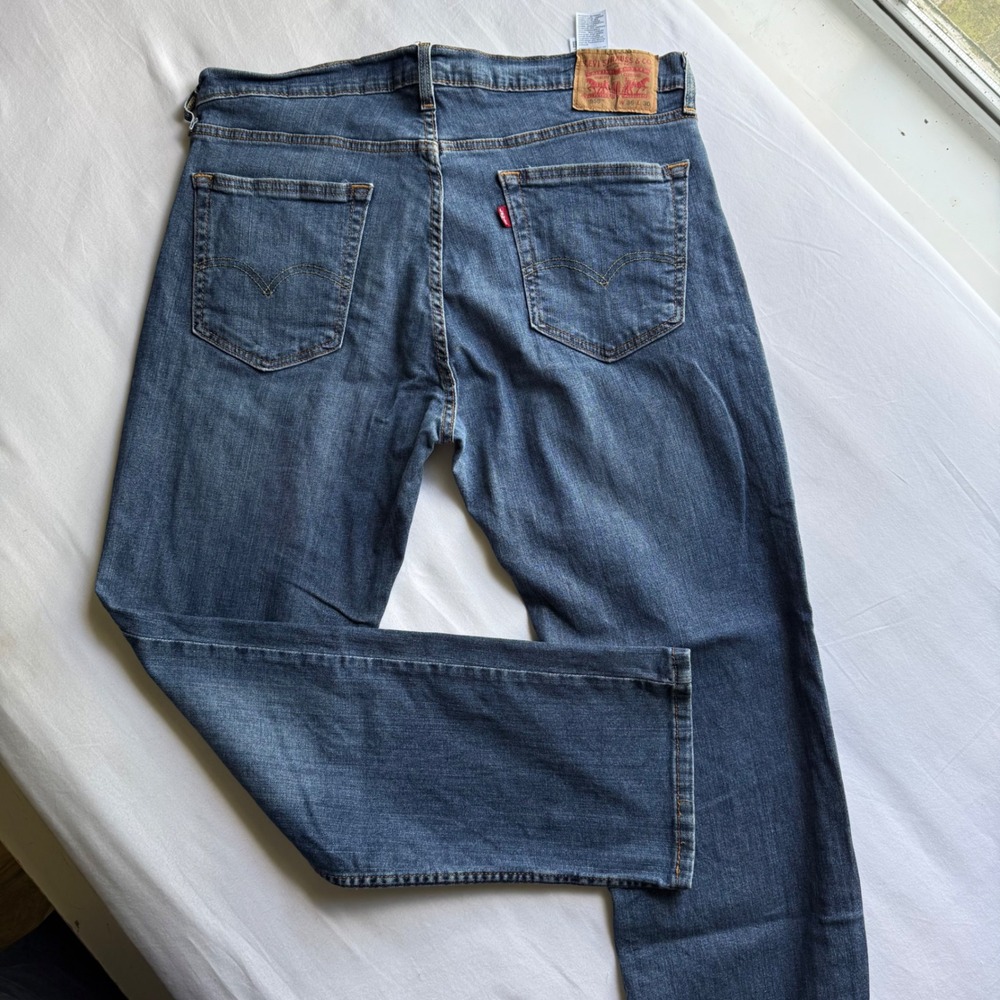 Levis 559 Relaxed Straight Jeans Mens 36x30 Medium Wash Denim 00559-0421